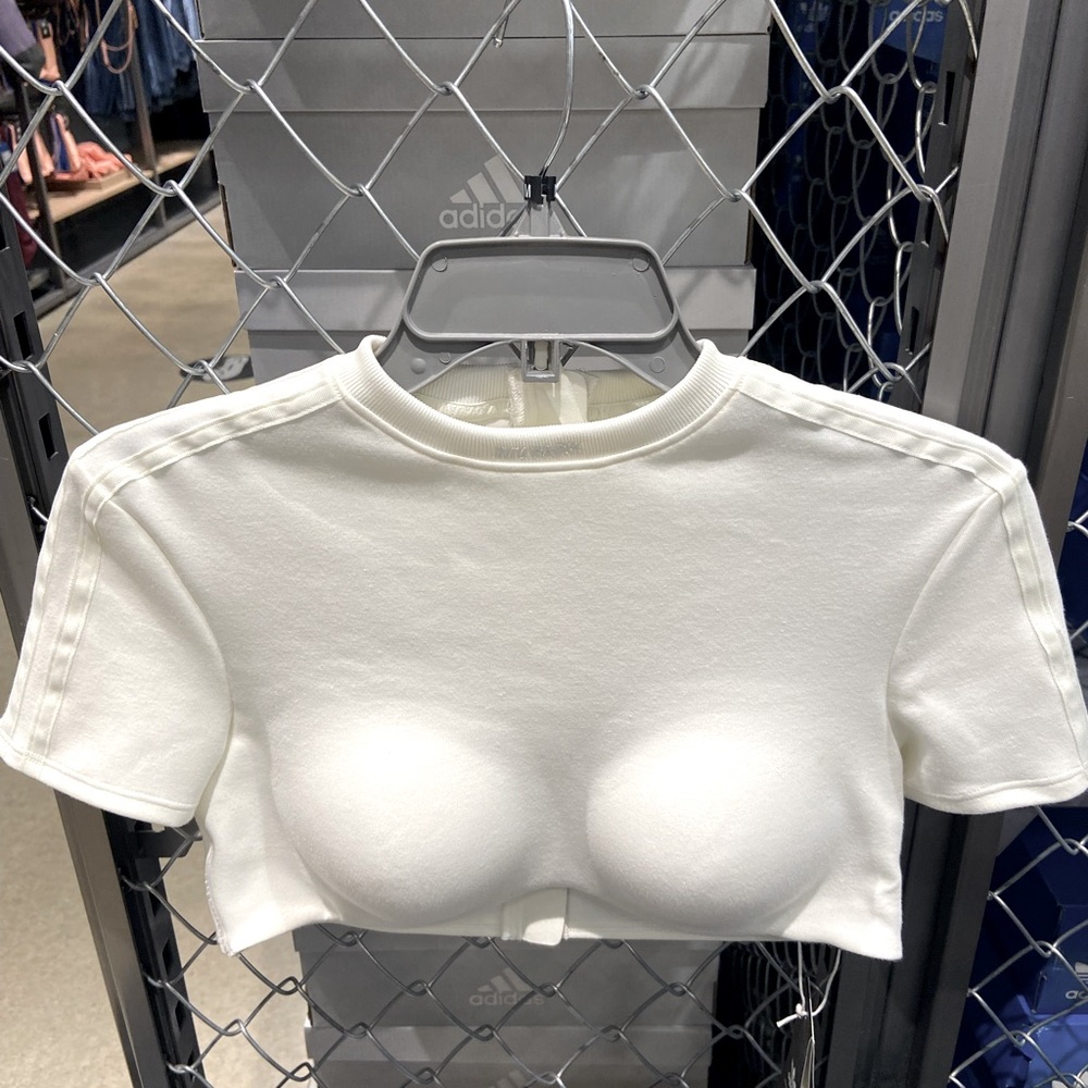 IVY PARK Cream Crop Top Medium